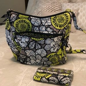 Vera Bradley purse and matching wallet